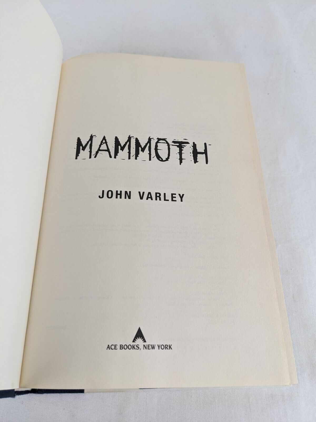 Mammoth by John Varley 2005 Hardcover First Edition