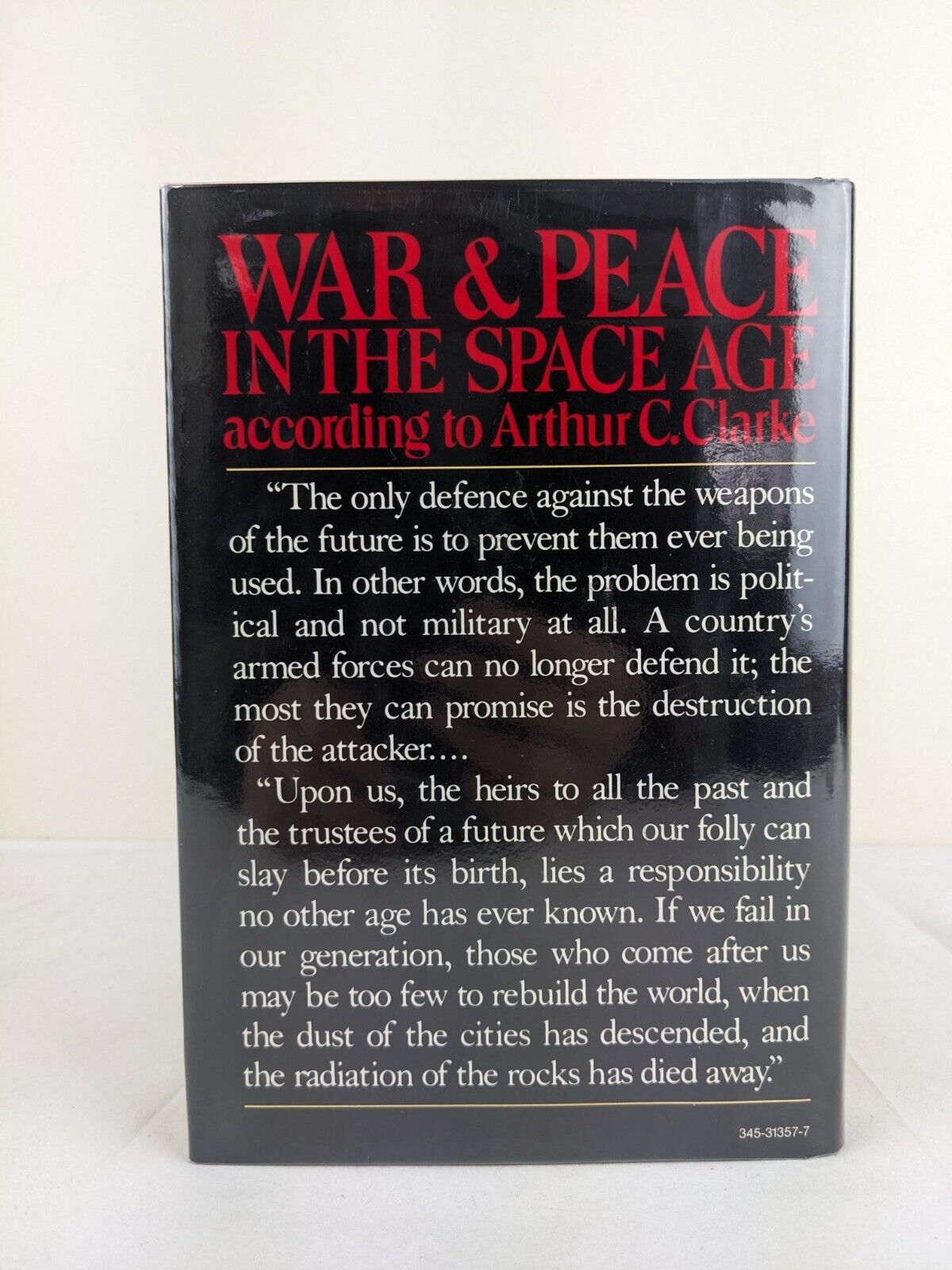 Spring - A choice of Futures by Arthur C. Clarke 1984 First Edition Hardcover