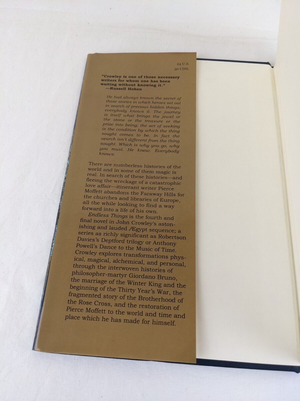 Endless things: A part of Aegypt by John Crowley 2007 US First Edition Hardcover
