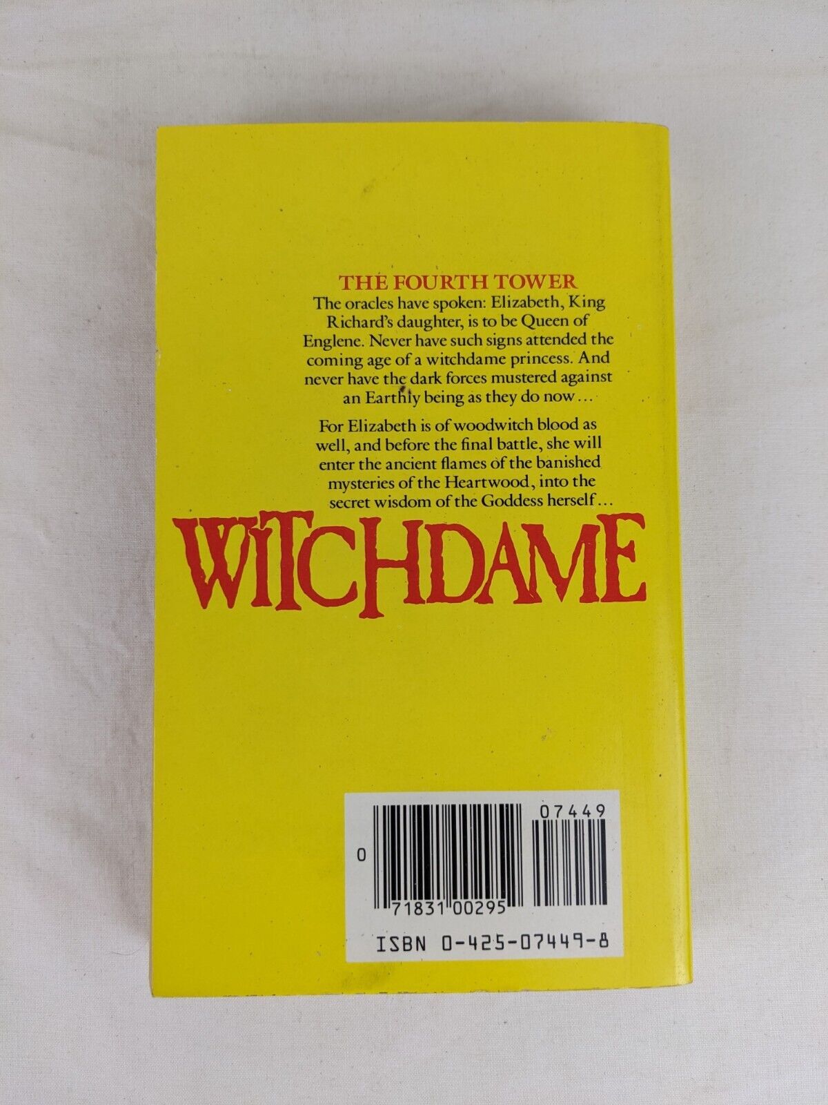 Witchdame by Kathleen Sky 1985 Berkley edition