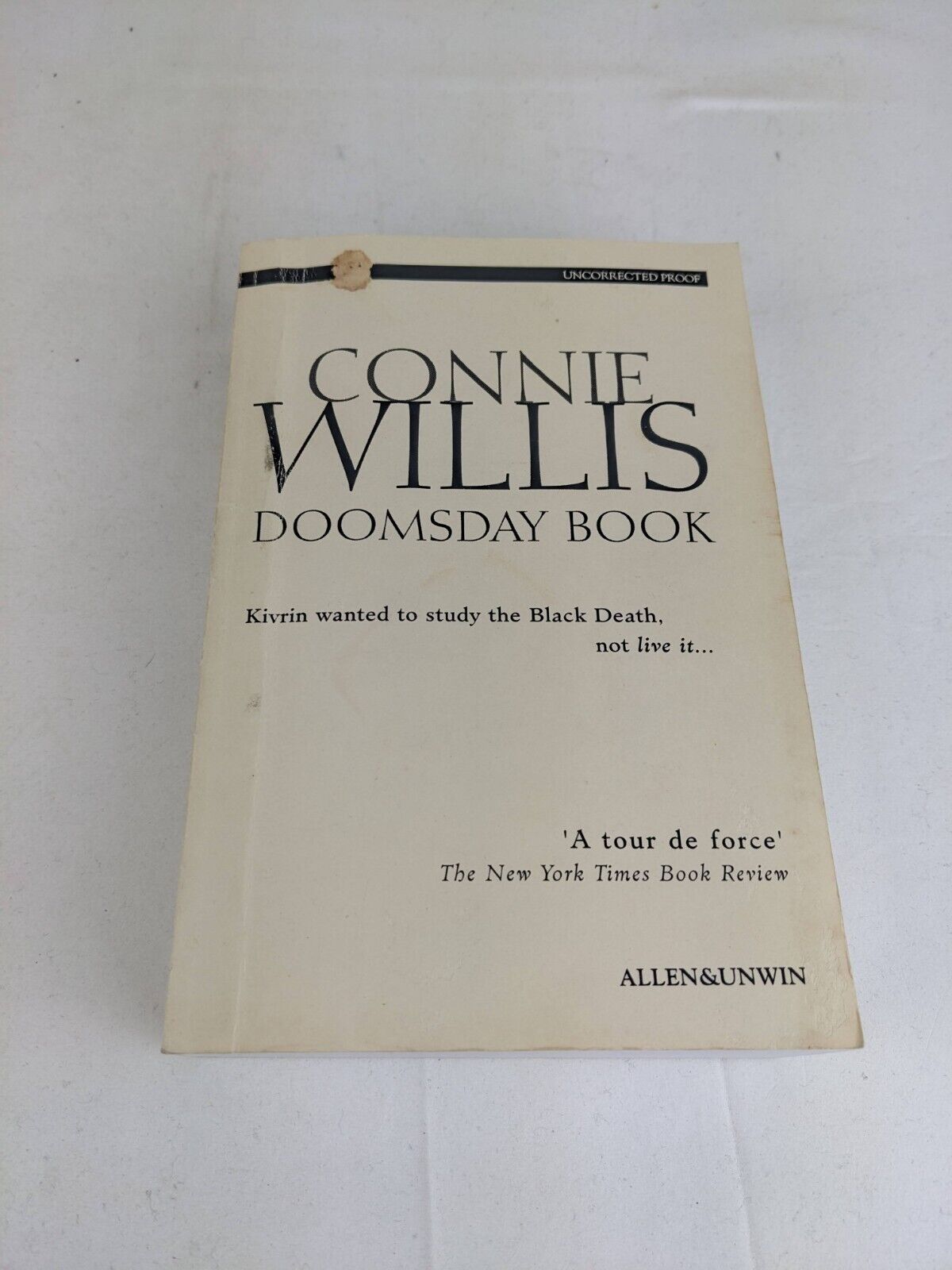 Doomsday book by Connie Willis Uncorrected Proof 2005