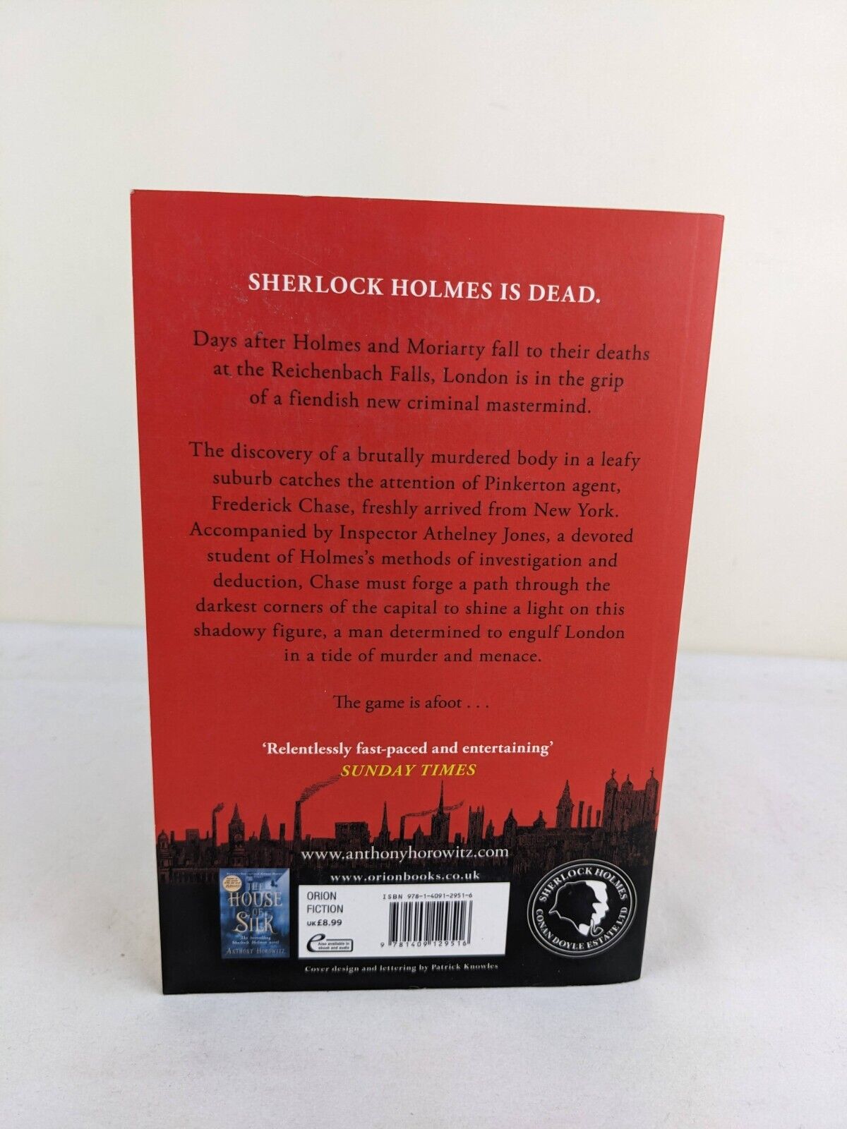 Moriarty by Anthony Horowitz 2014 Horowitz's Holmes
