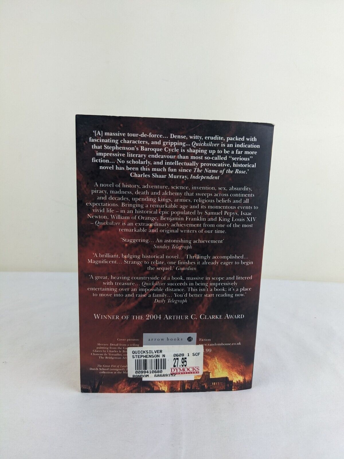 Quicksilver by Neal Stephenson 2007 The Baroque Cycle
