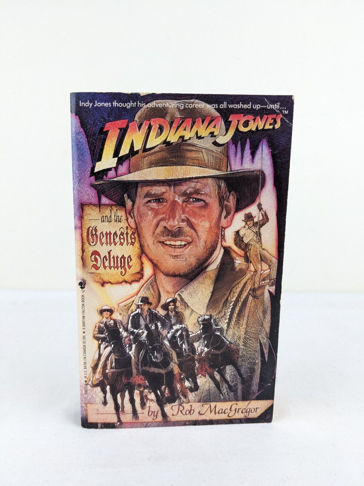 Indiana Jones and the Genesis Deluge by Rob MacGregor 1992 1st Edition/ Printing