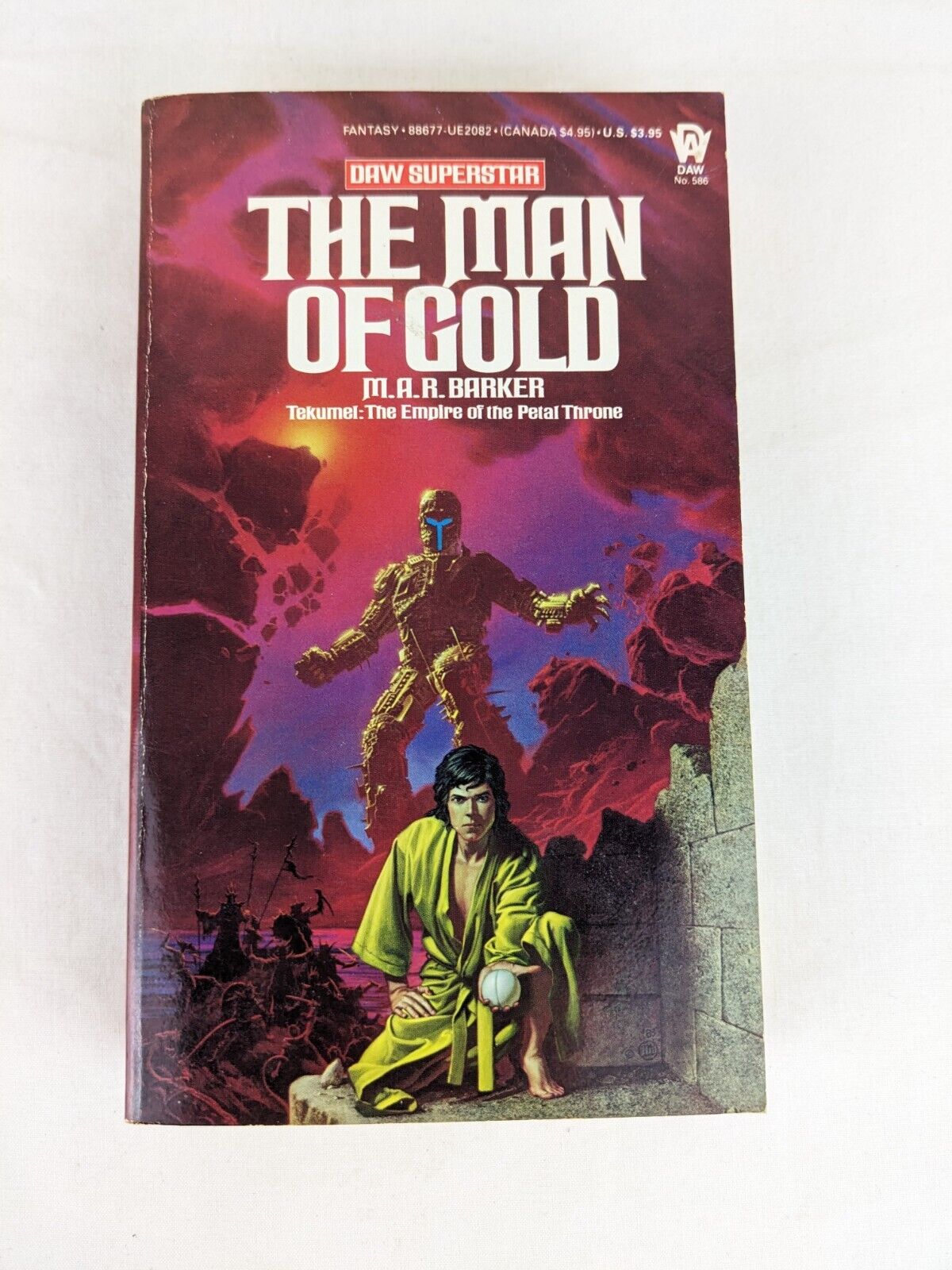 The man of gold by M. A. R. Barker 1984 - Tekumel empire of the petal throne d&d