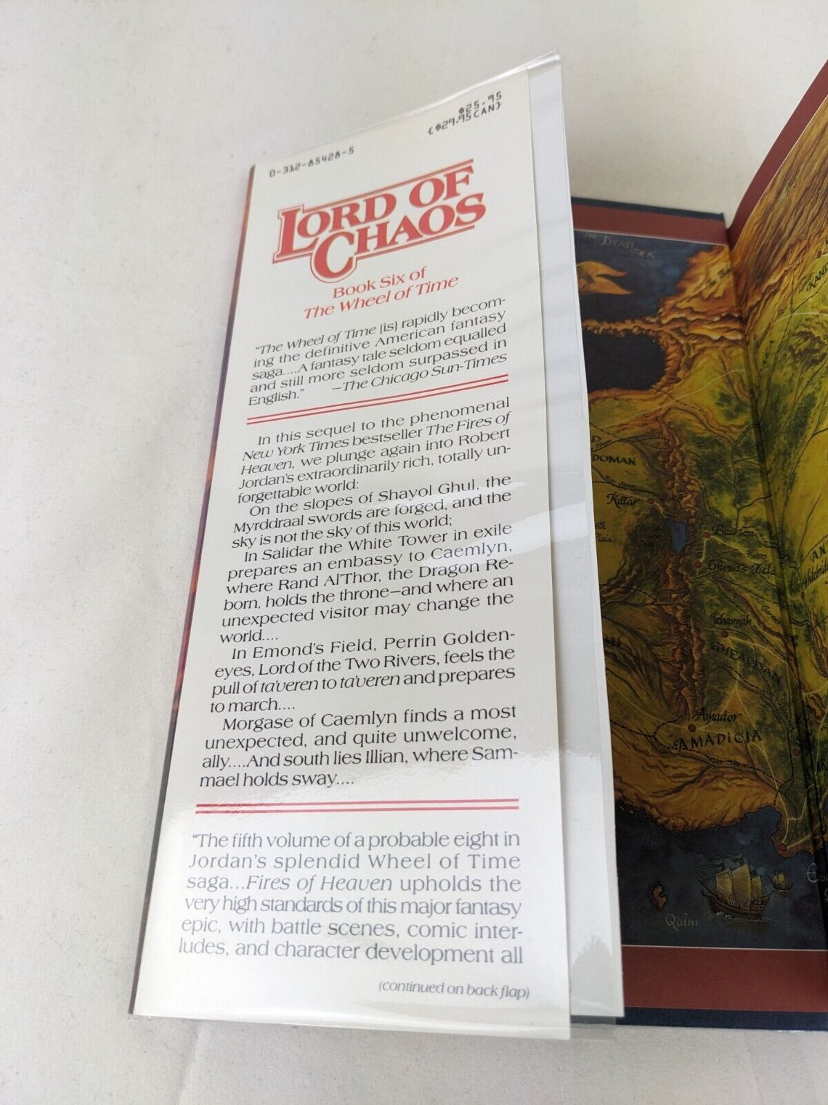 Lord of chaos by Robert Jordan 1994 First Trade Edition Hardcover Wheel of time