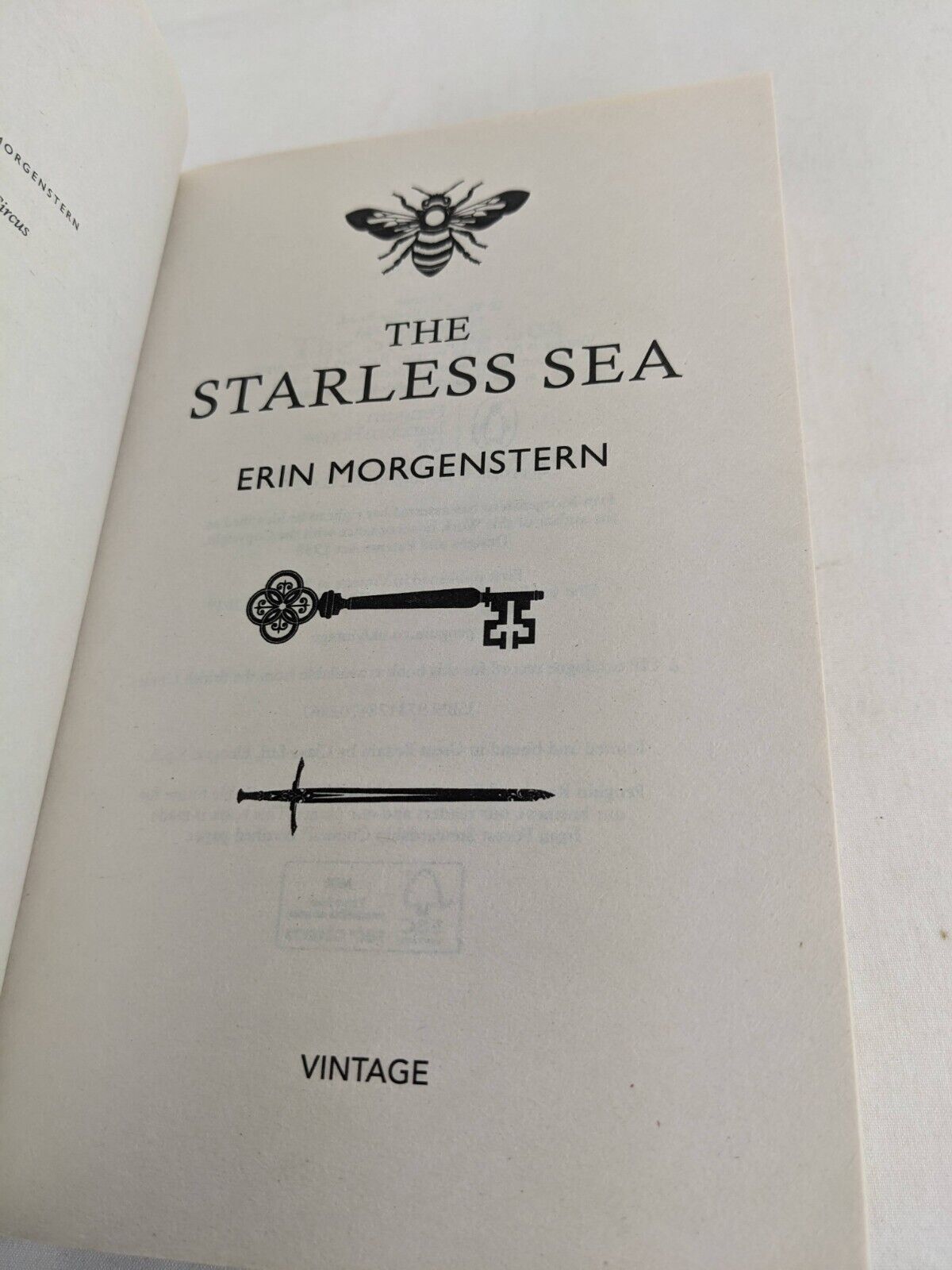 The starless sea by Erin Morgenstern 2020