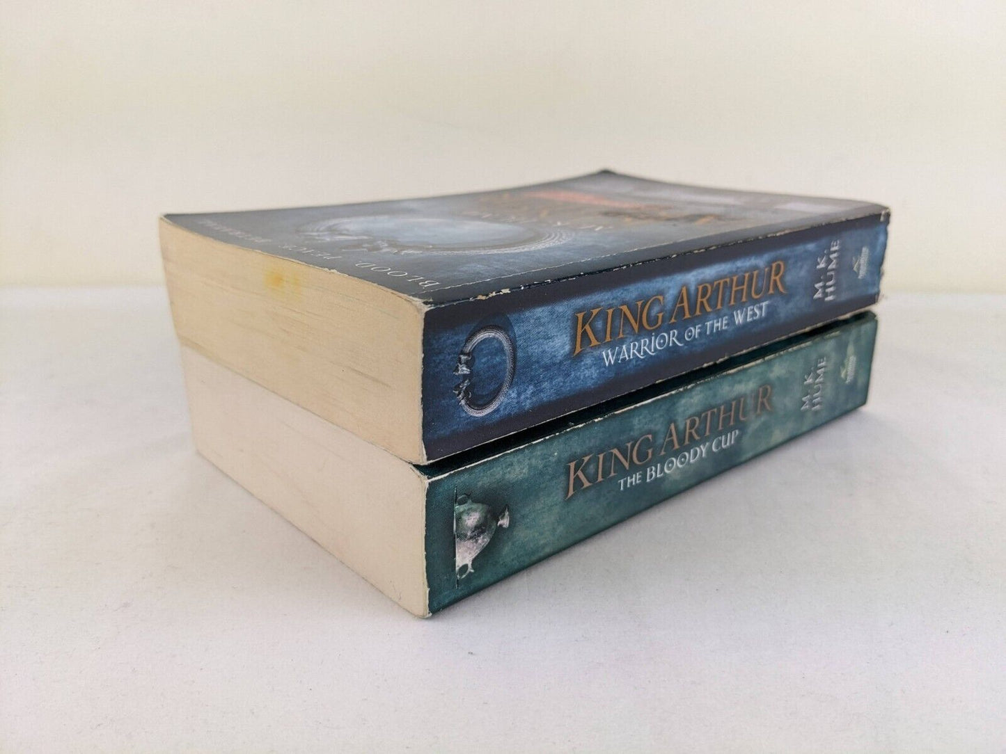 King Arthur by M.K. Hume 2009 Warrior of the west & The bloody cup