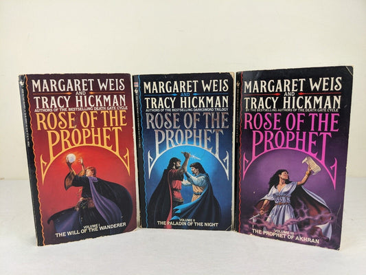 The Rose Prophet By Margaret Weis & Tracy Hickman 1989 Wanderer, Paladin, Akhran