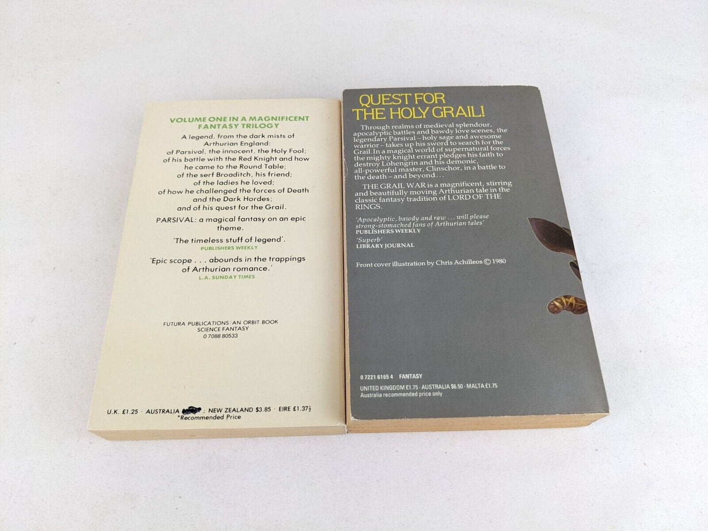 The Parsival Saga by Richard Monaco 1979 Knight's tale & Grail war