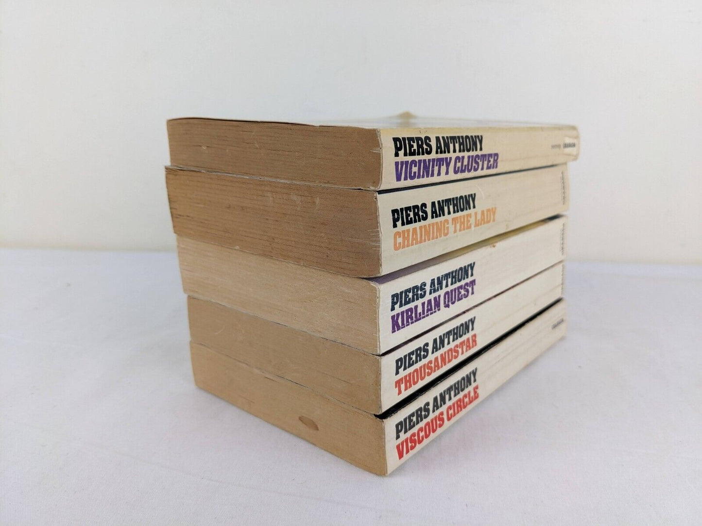 Pier's Anthony's Cluster complete  volume 1-5 1979 - Vicinity, Lady, Quest etc.