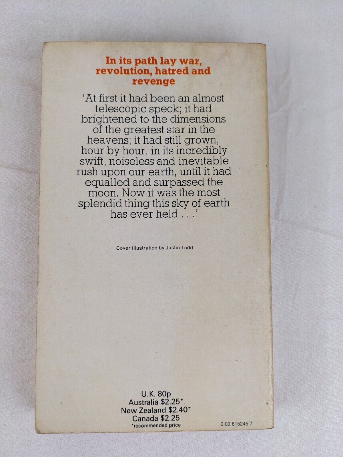 In the days of the comet by H. G. Wells 1978 Fontana edition