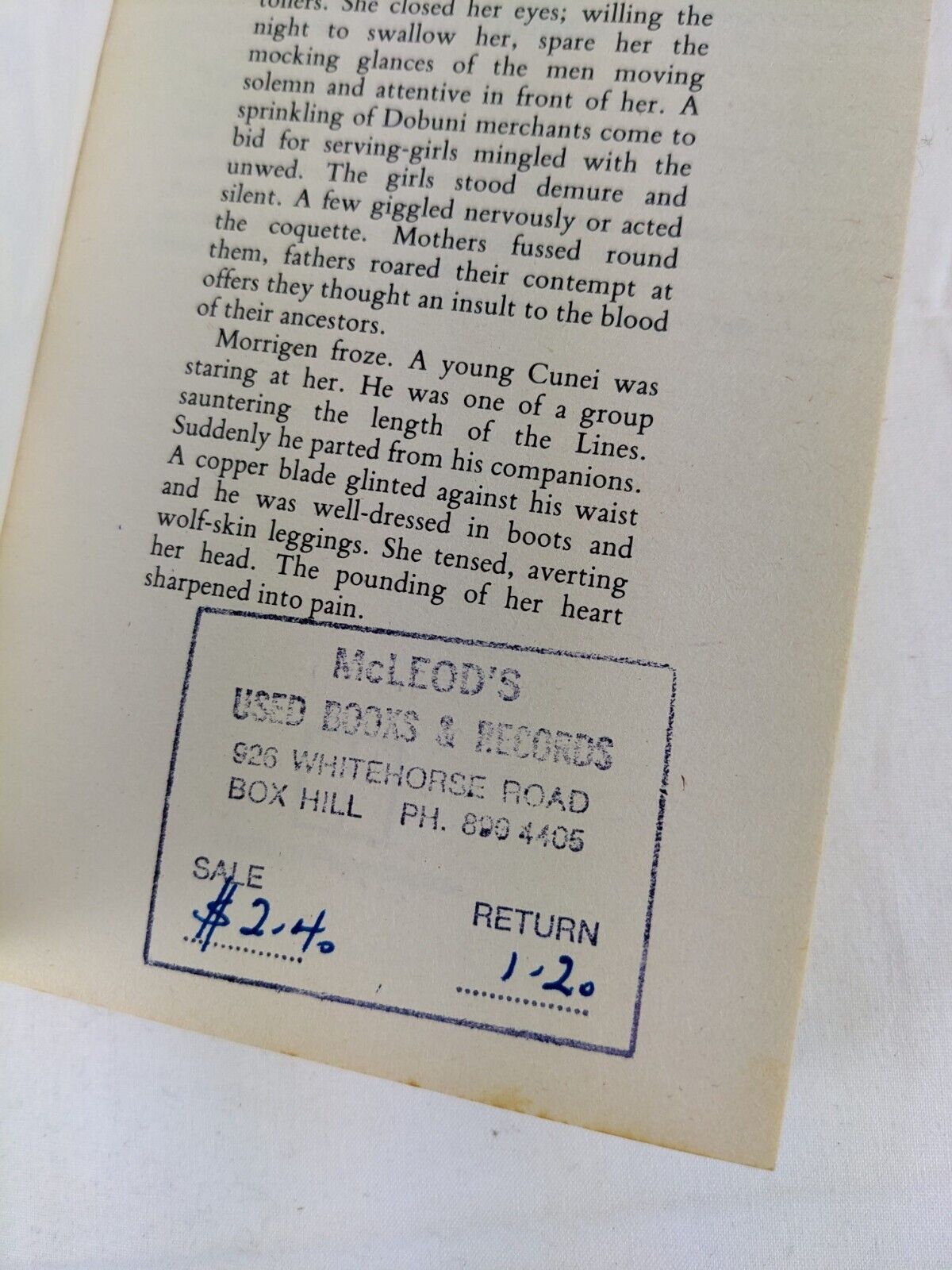 The priestess of Henge by David Burnett 1982