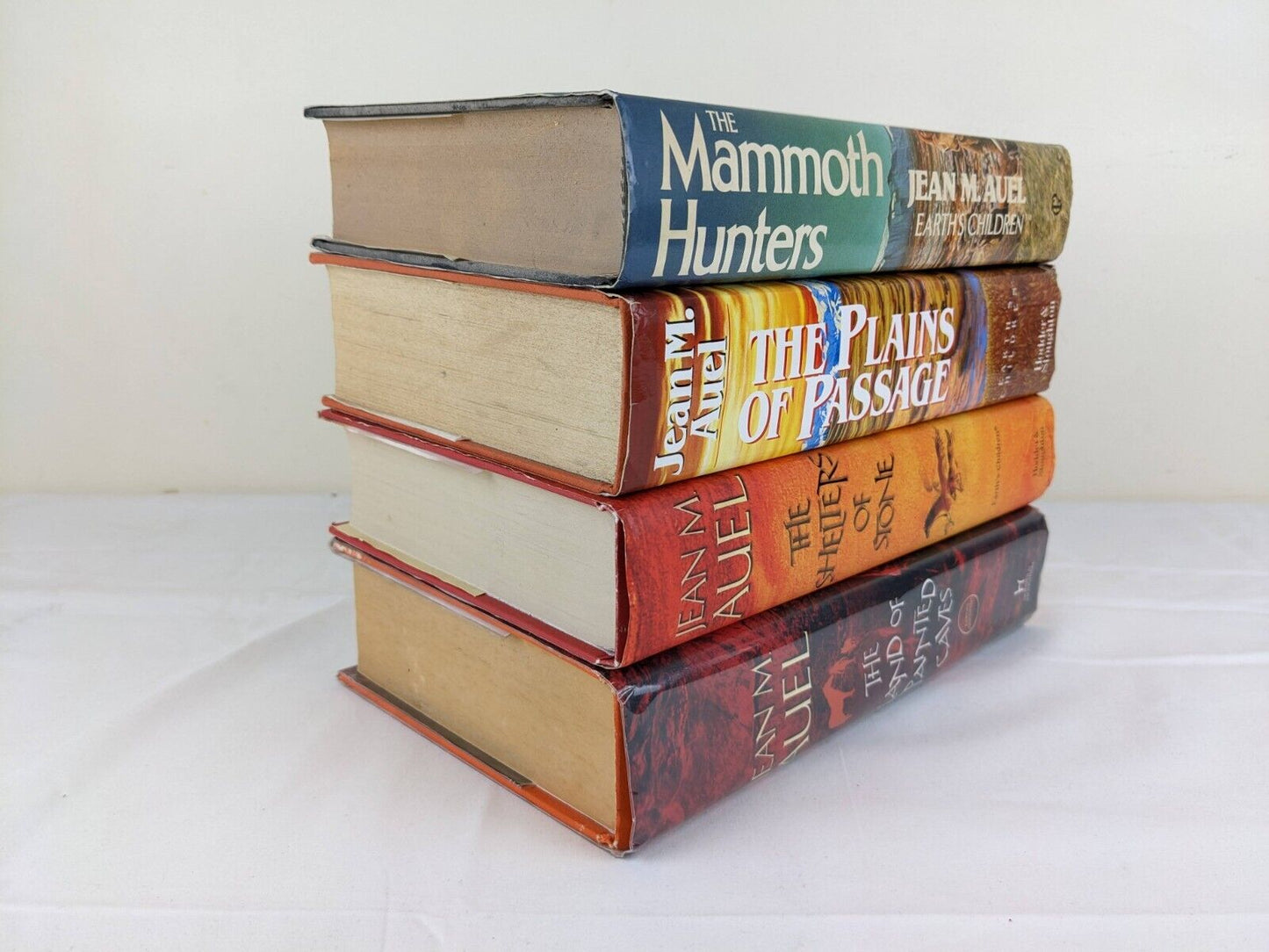 Children of the earth by Jean M. Auel books 3-6 Mammoth, Passage, Stone & caves