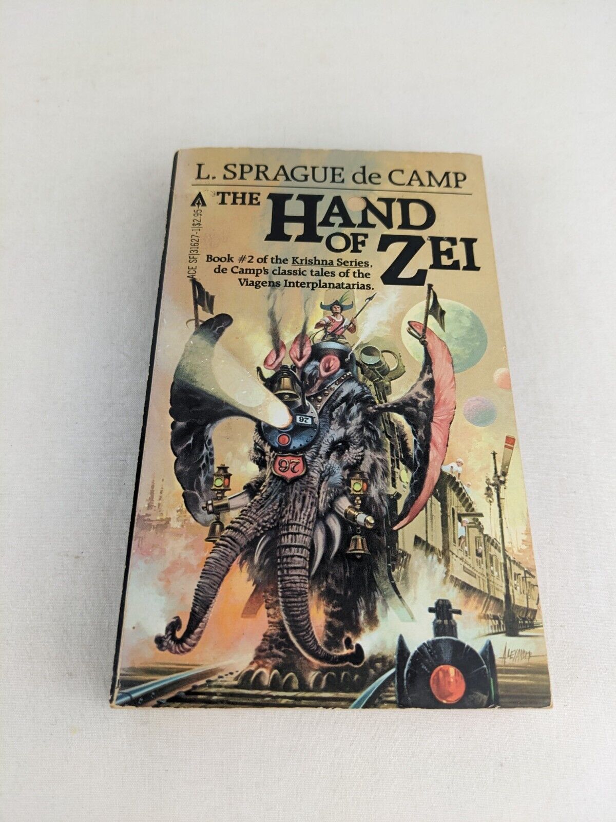 The hand of Zei by L. Sprague de Camp 1982  Viagens Interplanetarias