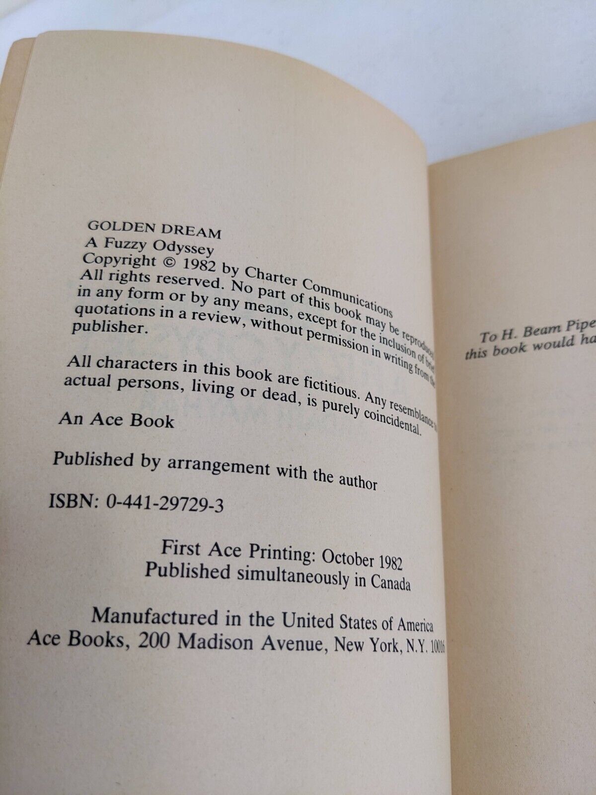 Golden Dream by Ardath Mayhar 1982 Fuzzy Sapiens