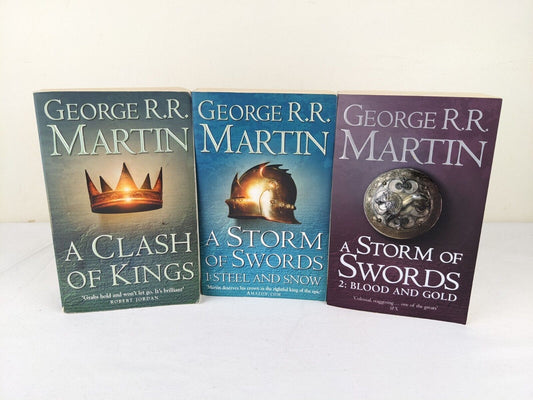 A Clash of Kings & A storm of swords by George R.R. Martin 2003 Ice & Fire