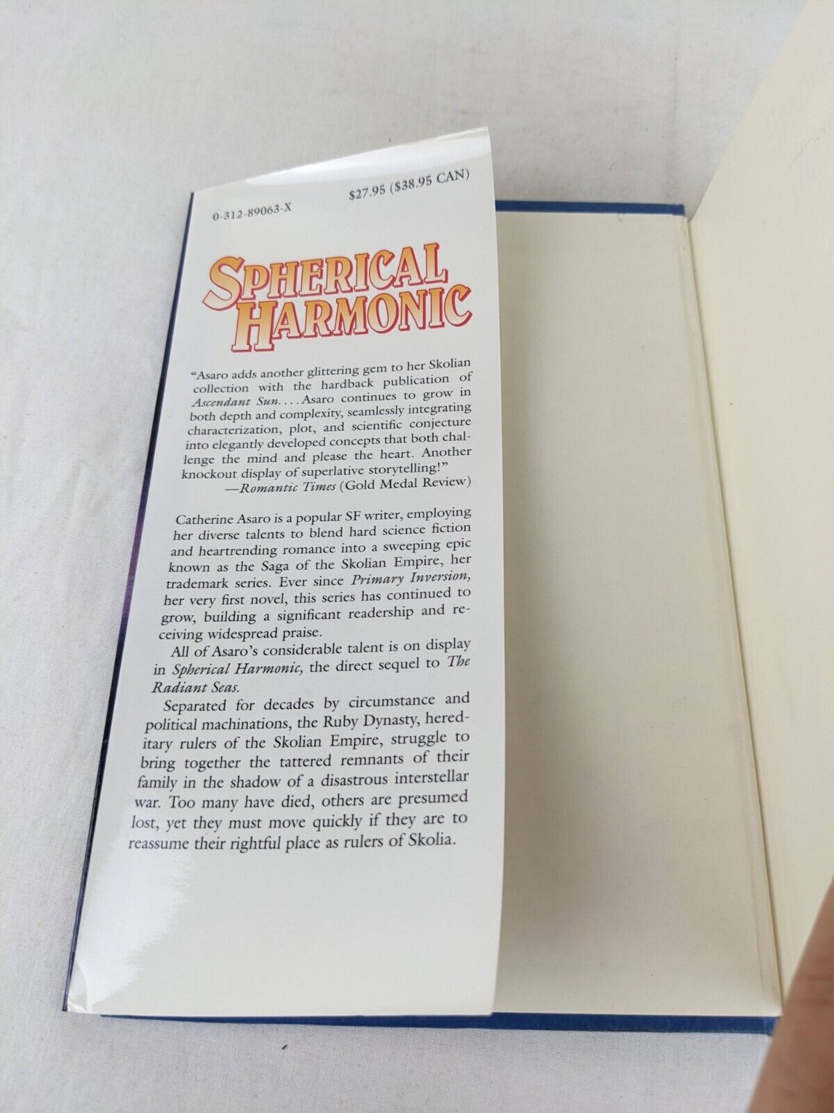 Spherical Harmonic by Catherine Asaro 2001 Hardcover Skolian Empire