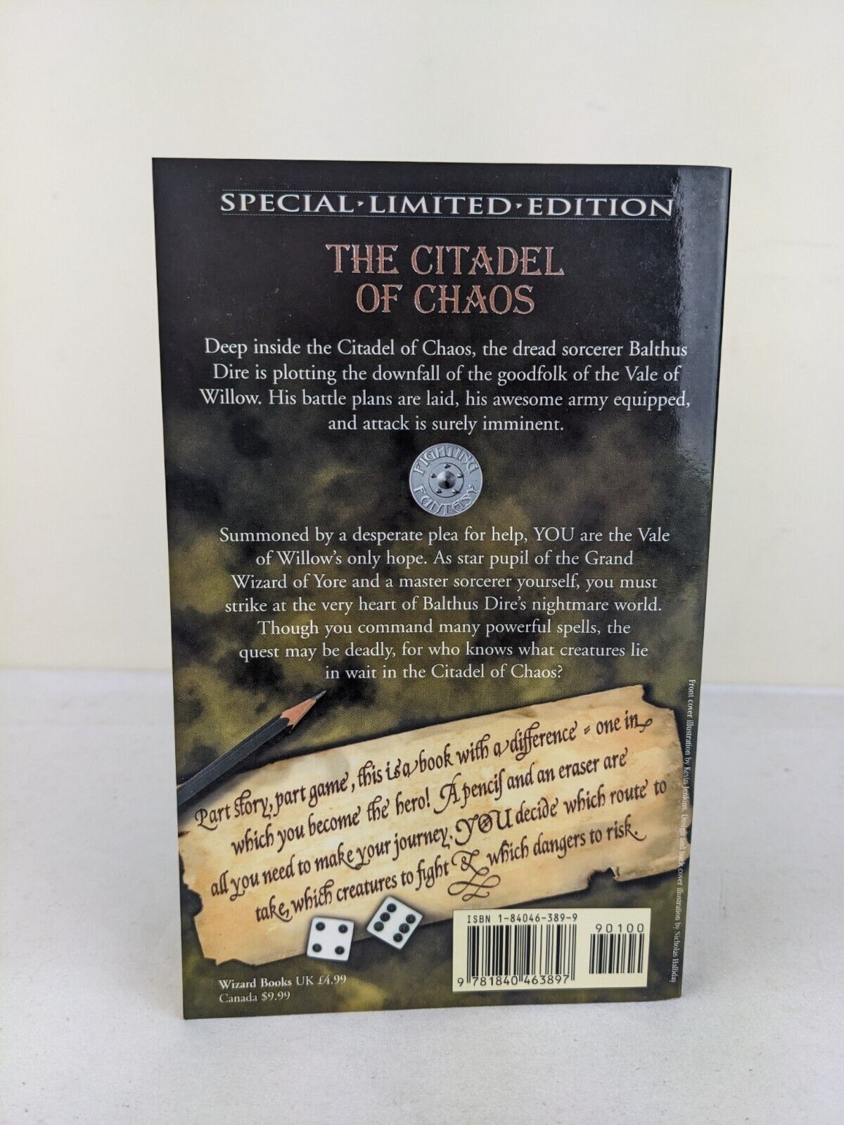 Citadel of chaos by Steve Jackson 2002 Special Limited Edition Fighting Fantasy