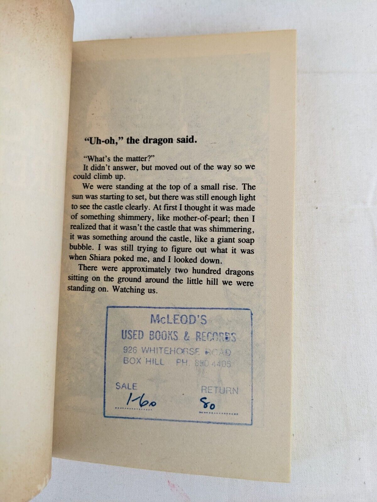 Talking to dragons by Patricia C. Wrede 1985 - Enchanted Forest Chronicles