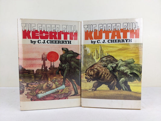 Kesrith & Kutath by C.J. Cherryh 1978 Hardcover BCE The Faded Sun