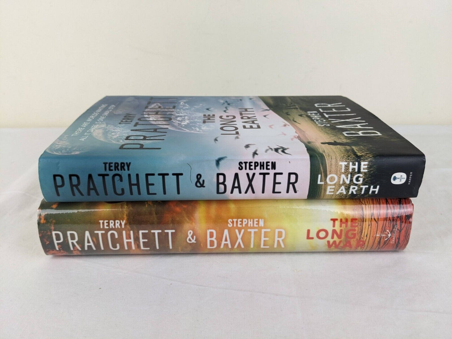 Long Earth & Long War - Terry Pratchett Stephen Baxter 2012 Hardcover First Ed.