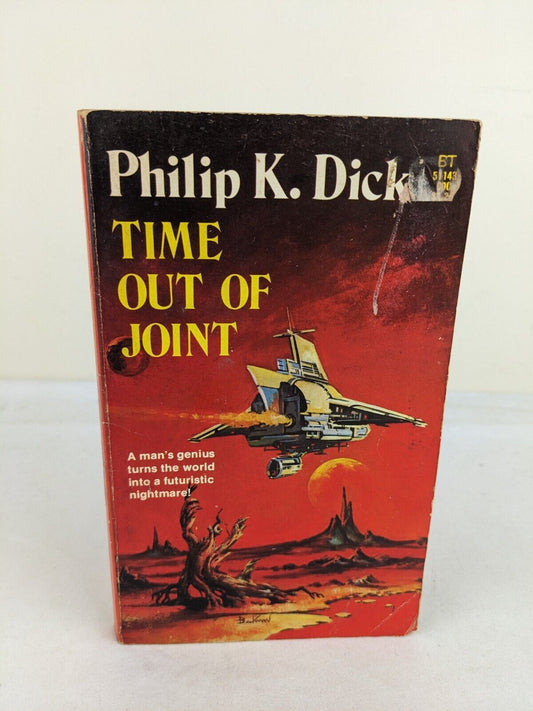 Time out of joint by Philip K. Dick 1959 Belmont Tower books Printing