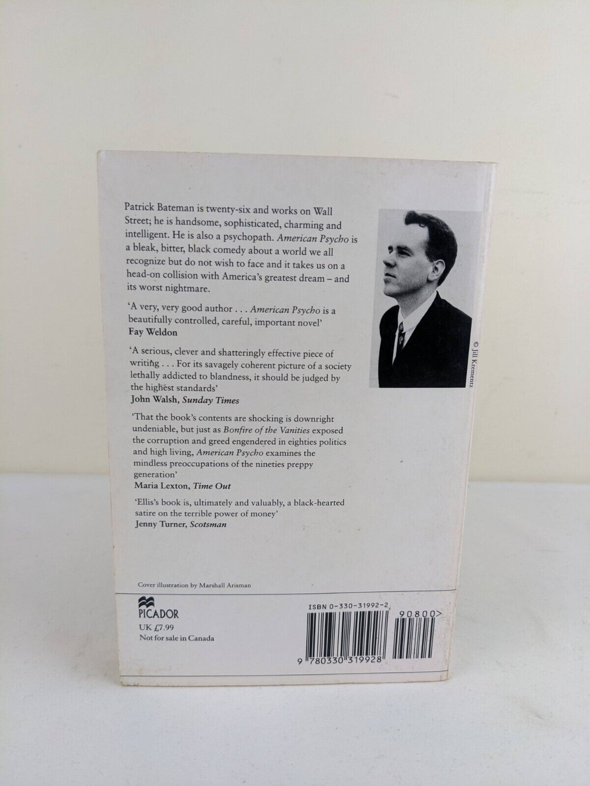 American Psycho by Bret Easton Ellis 1991 UK Edition