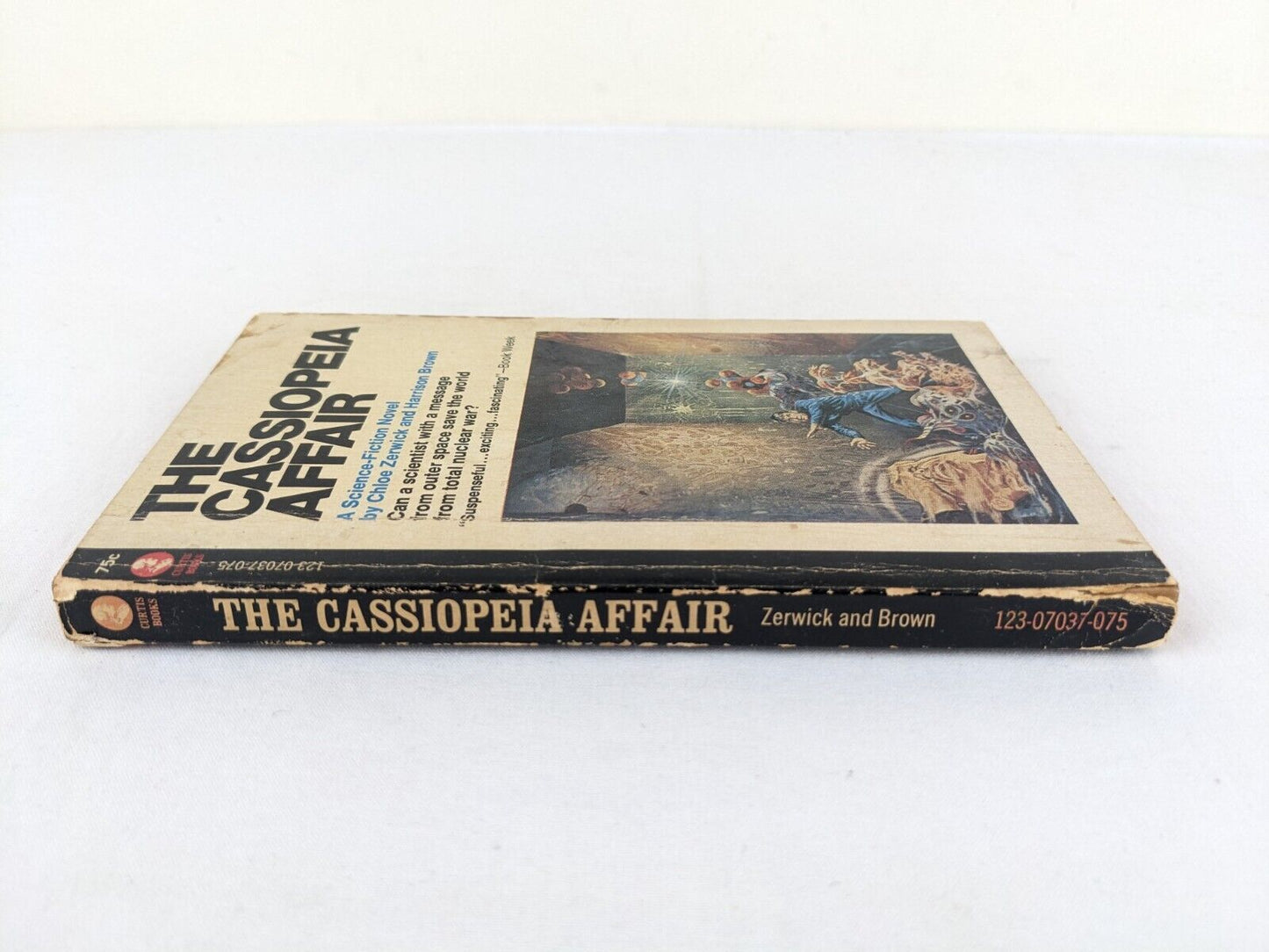 The Cassiopeia affair by Chloe Zerwick & Harrison Brown 1968 Curtis Books