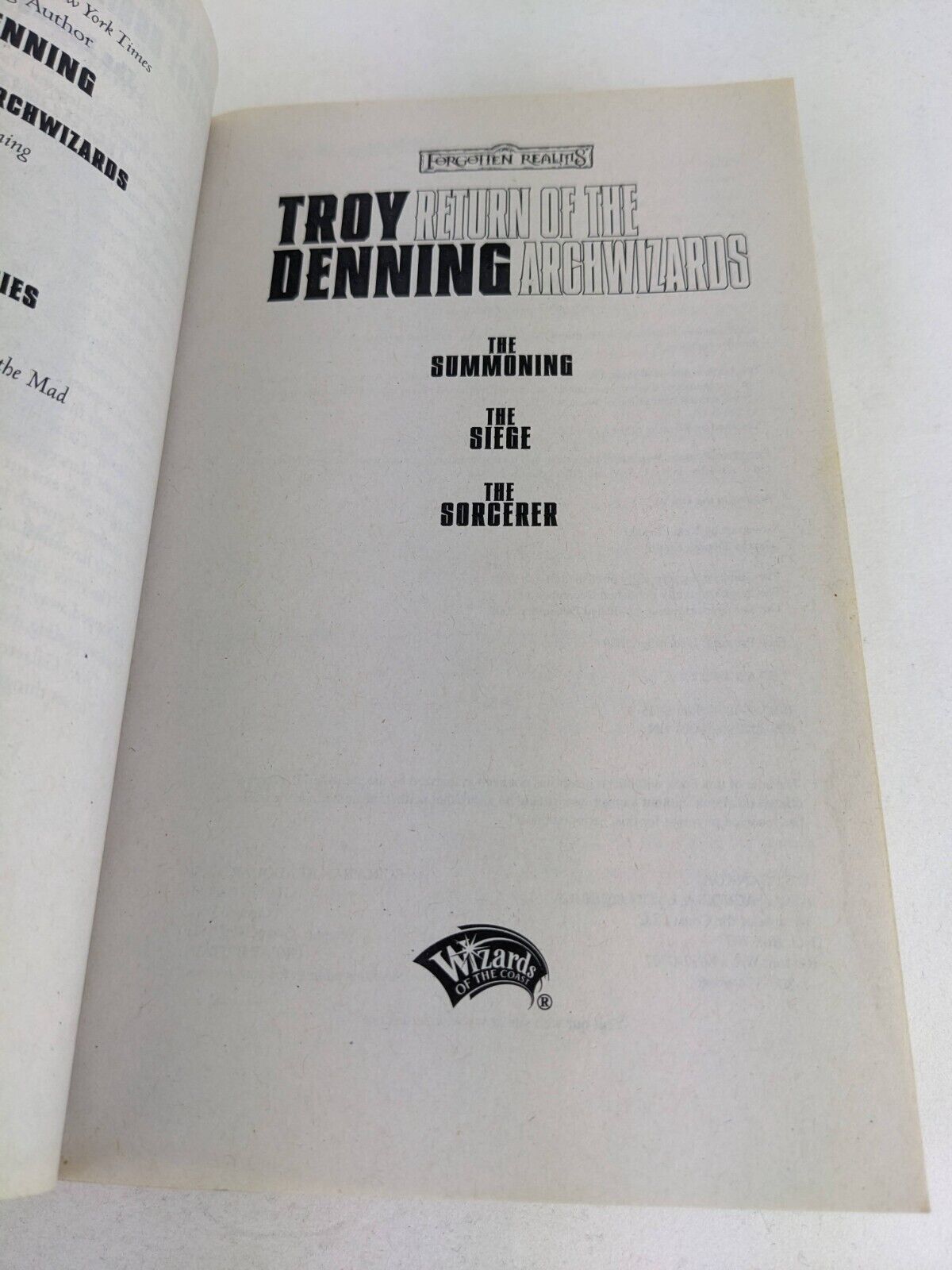 Return of the archwizards Omnibus by Troy Denning 2009