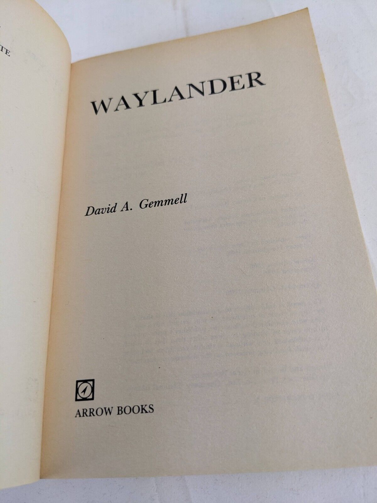 Legend, The King & Waylander by David Gemmell 1987