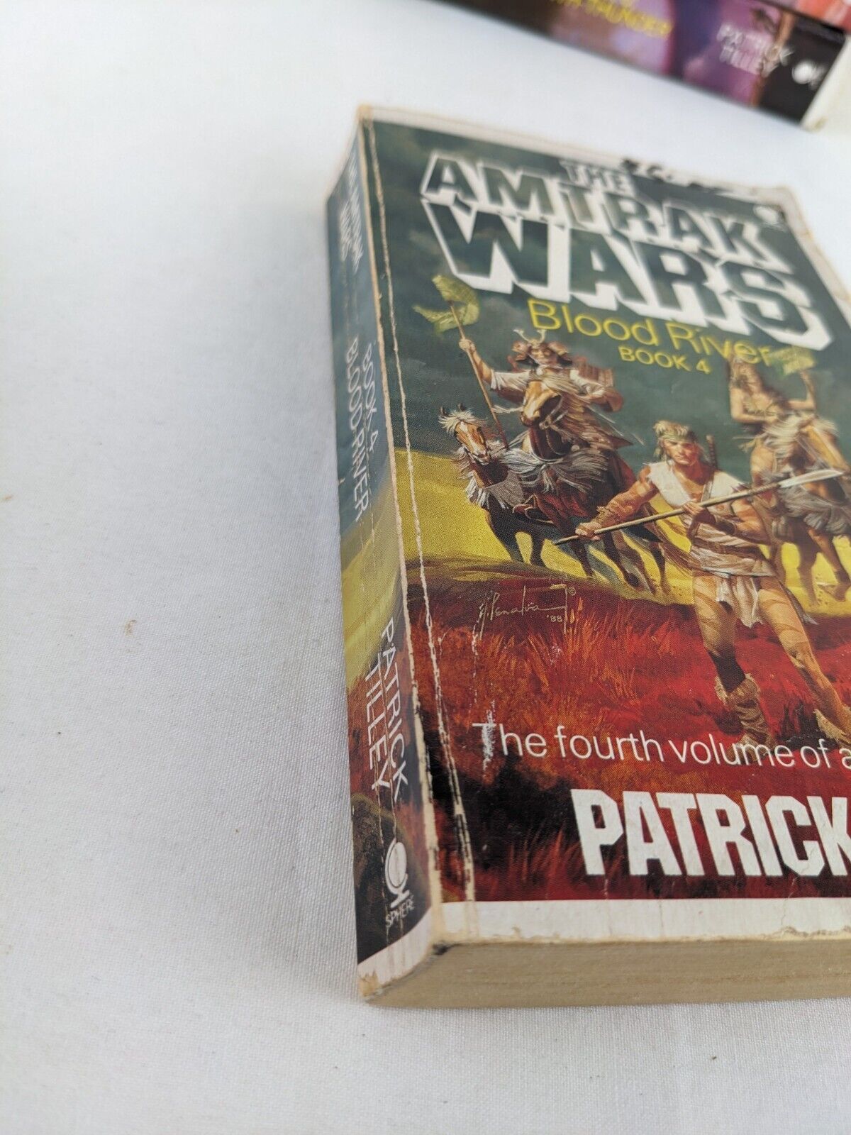 Amtrak wars books 3-6 by Patrick Tilley 1987 Master, River, Bringer, Earth-thund