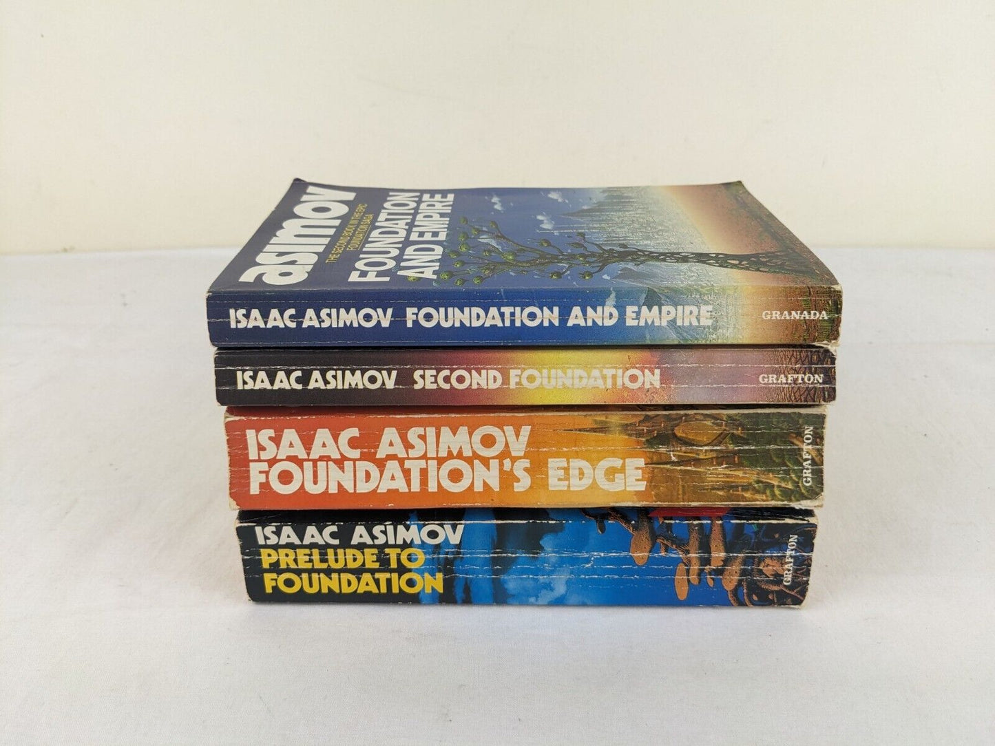 Foundation & Empire, Second, Foundation's Edge & Prelude by Isaac Asimov Grafton