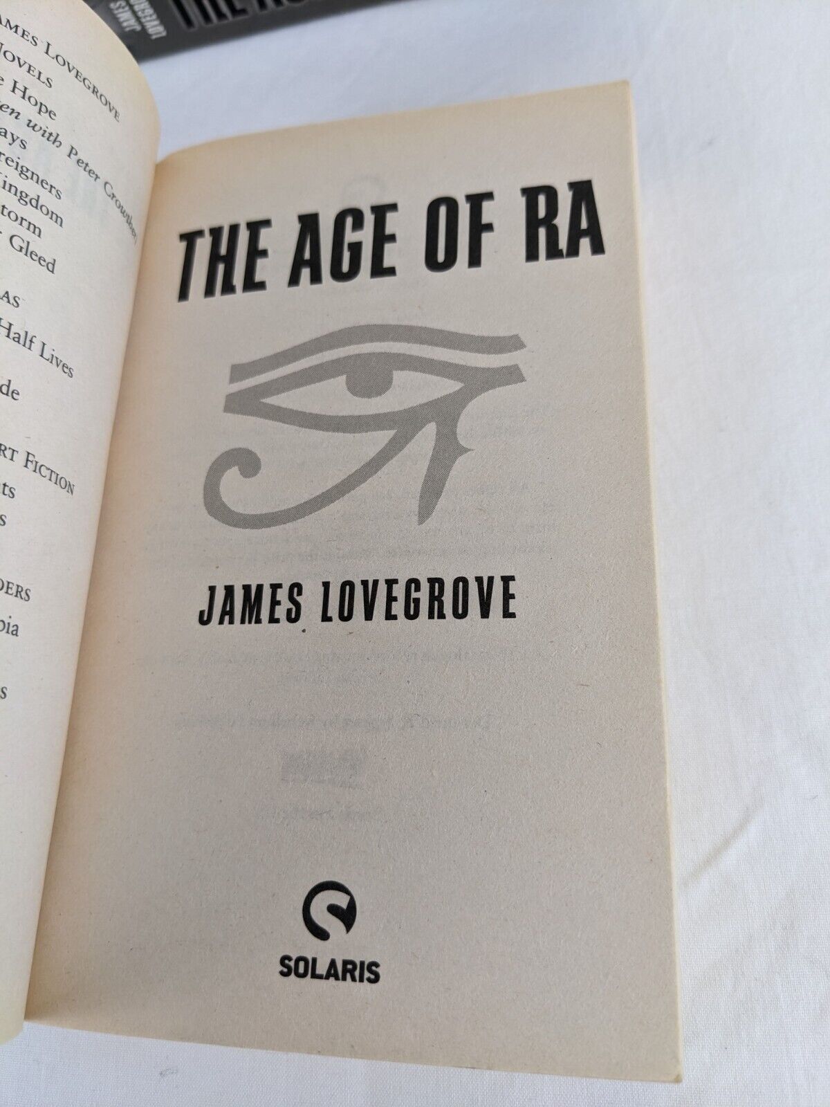 The age of Ra, Zeus & Odin by James Lovegrove 2009 Pantheon series