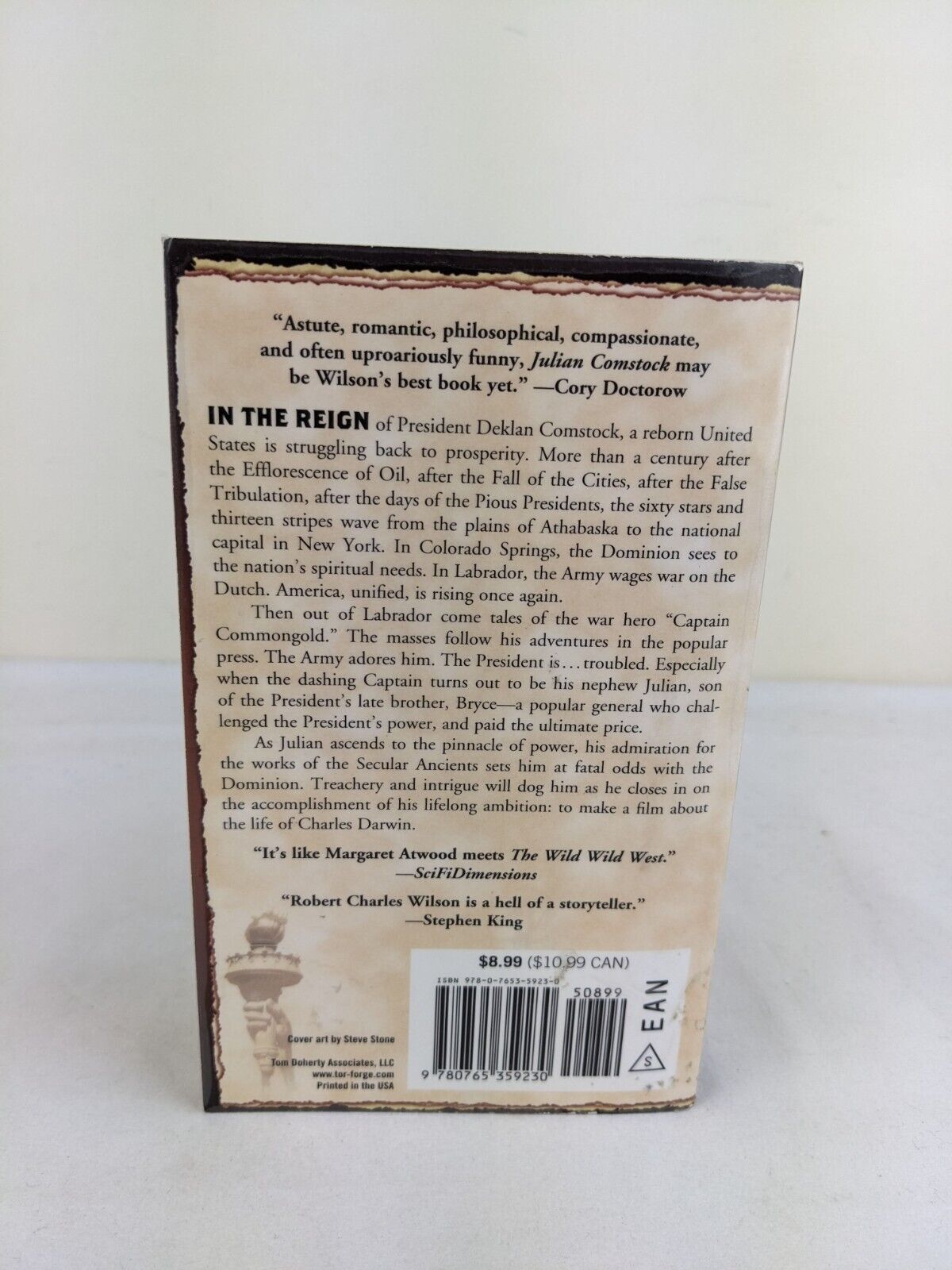 Julian Comstock: A story of 22nd Century America by Robert Charles Wilson 2010