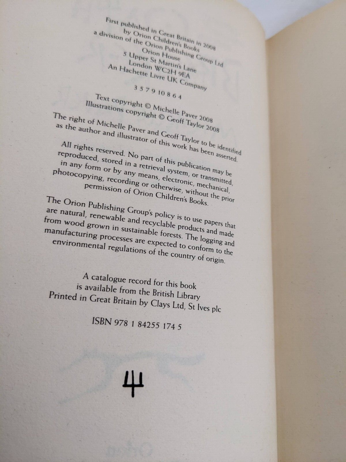 Ancient of darkness x4 by Michelle Paver 2004 Hardcover Wolf, Outcast, Oath etc.