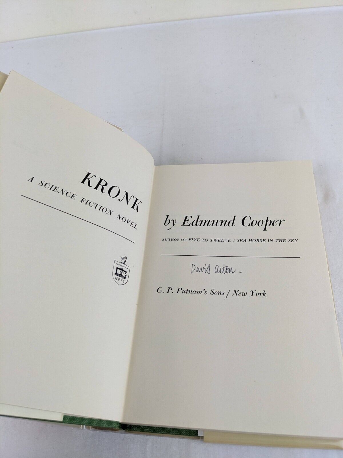 Kronk by Edmund Cooper 1971 Hardcover UK First Edition Science Fiction