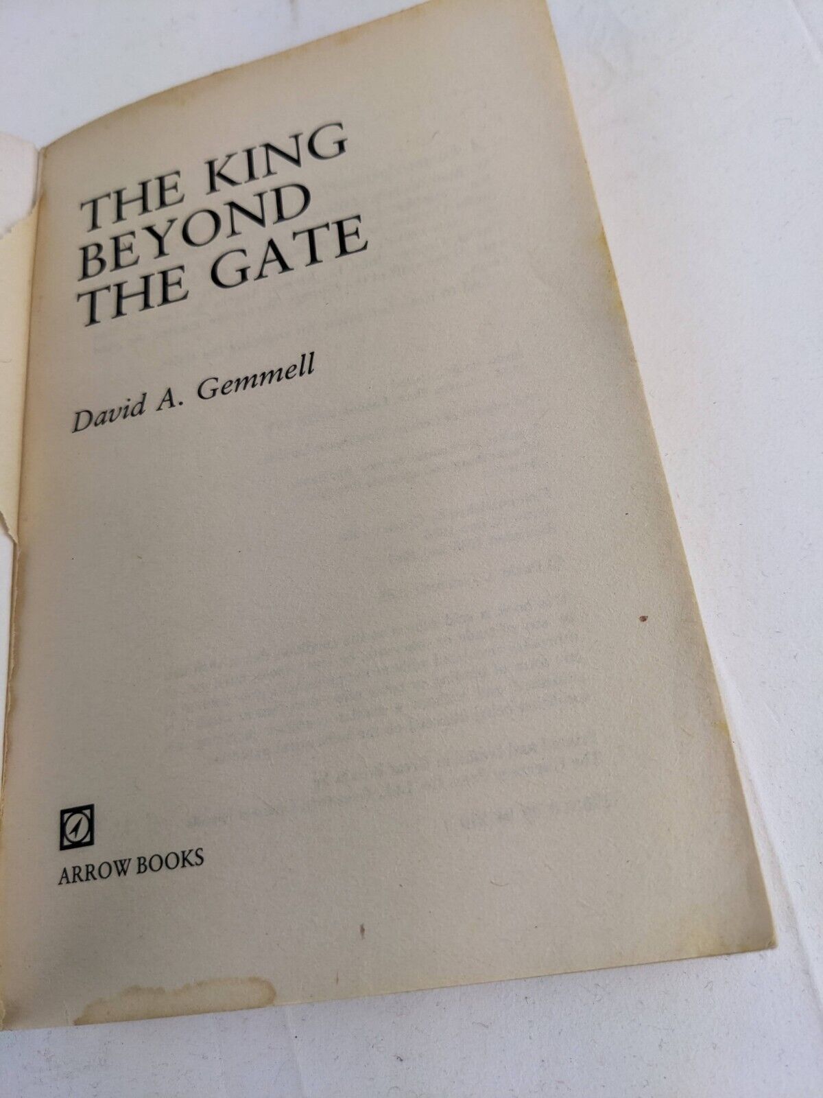 Legend, The King & Waylander by David Gemmell 1987