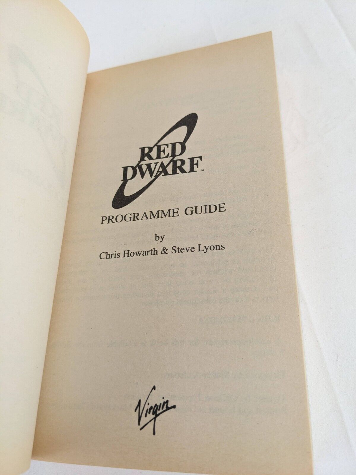 Red Dwarf: Programme Guide by Chris Howarth & Steve Lyons 1997