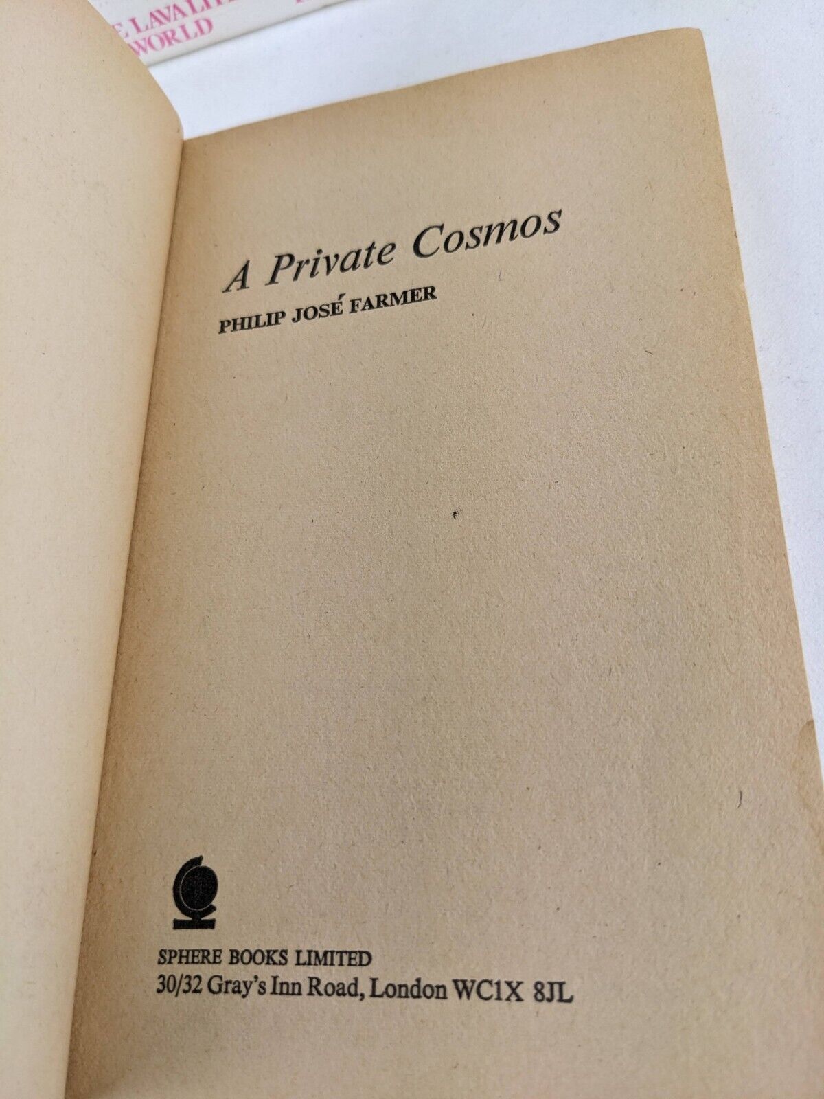 World of Tiers by Philip Jose Farmer 1978 Private Cosmos, Lavalite world