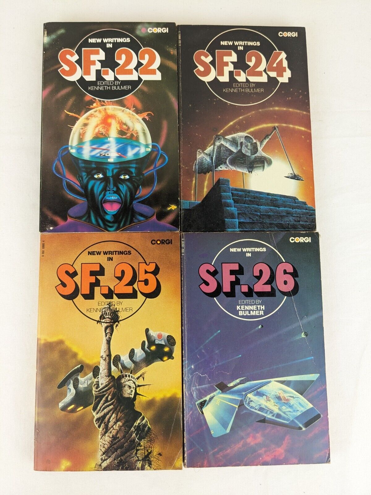 SF.22, 24, 25 & 26 edited by Kenneth Bulmer 1974