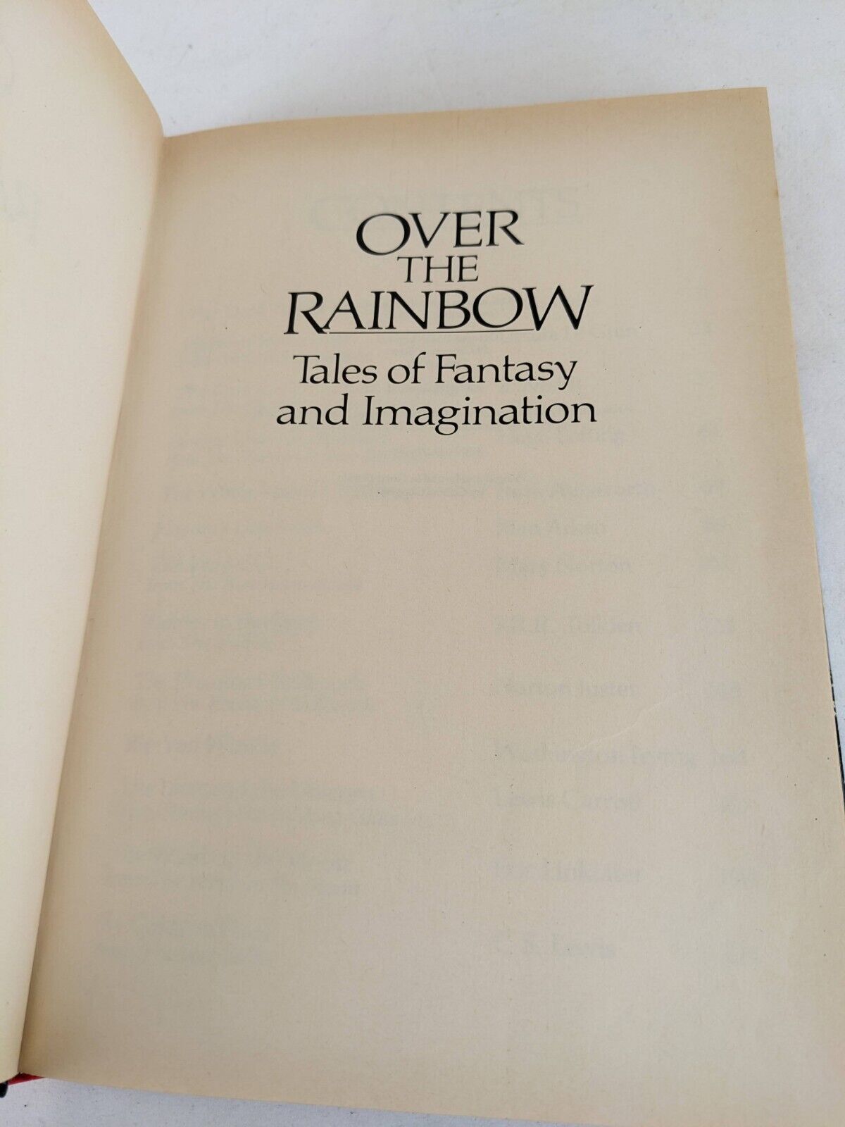 Over the Rainbow - Tales of Fantasy & Imagination Pictorial Board 1983 Hardcover