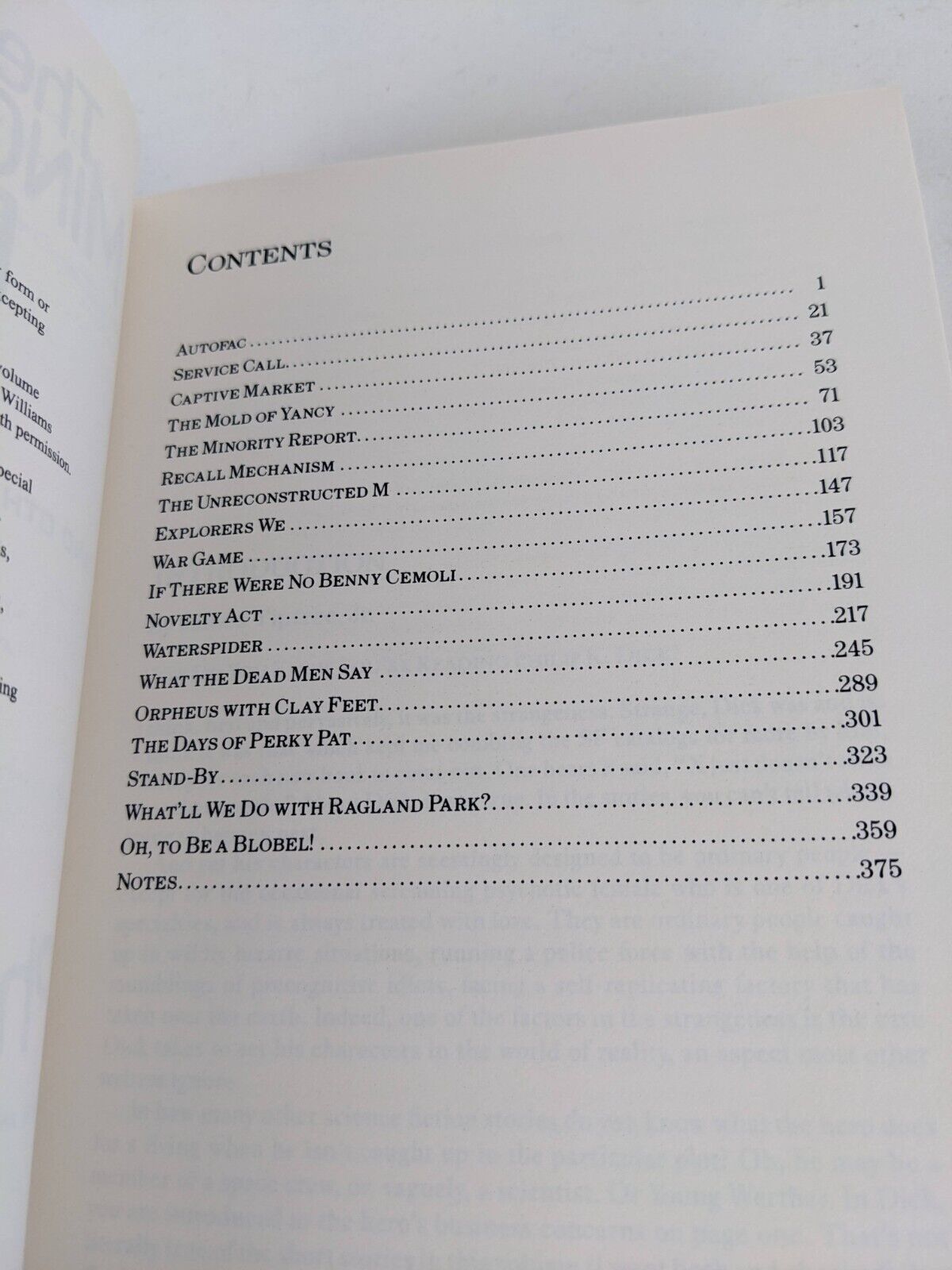 The minority report and other classic stories by Philip K. Dick 2002