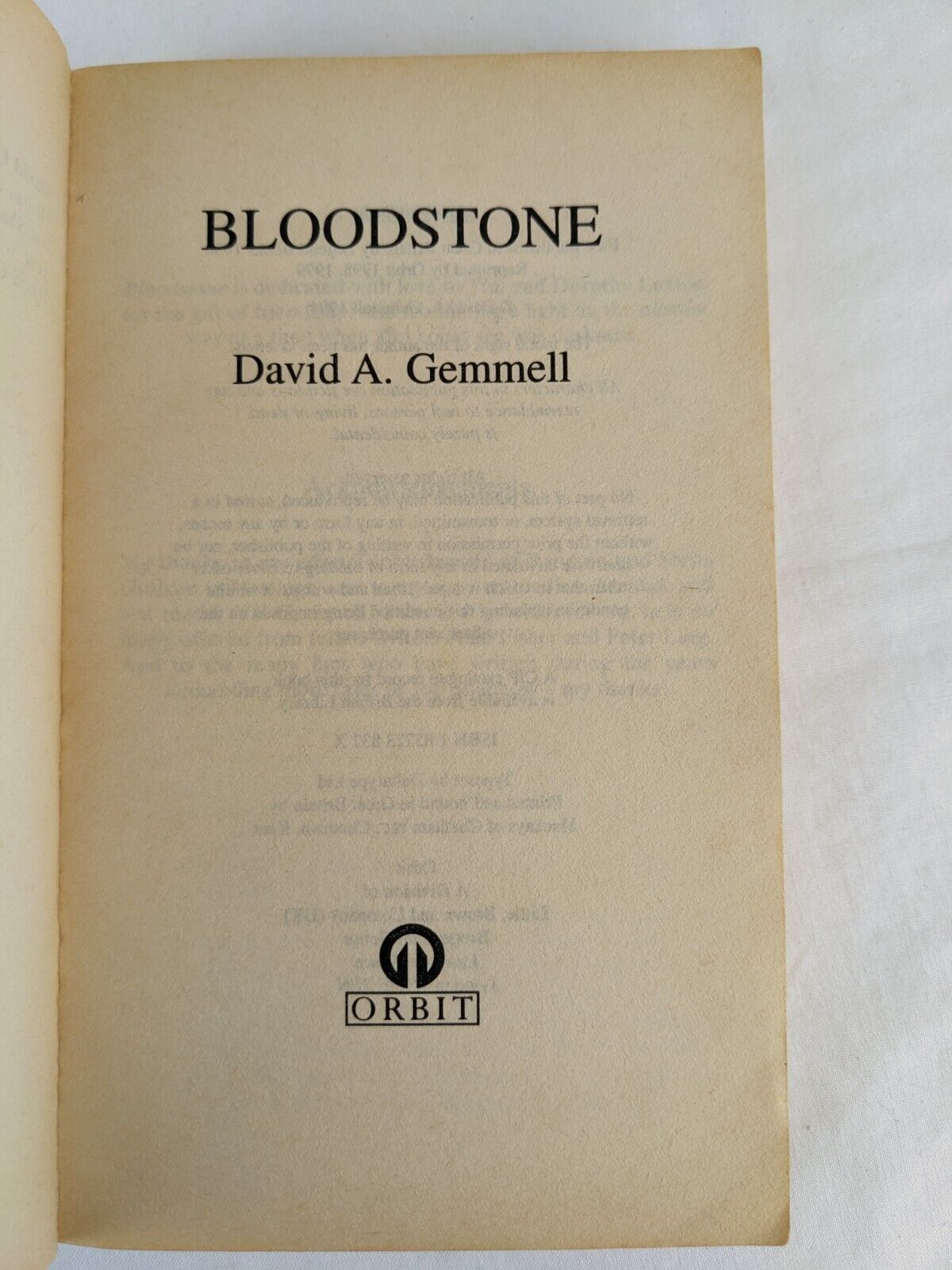 Bloodstone by David Gemmell 1999 Jon Shannow