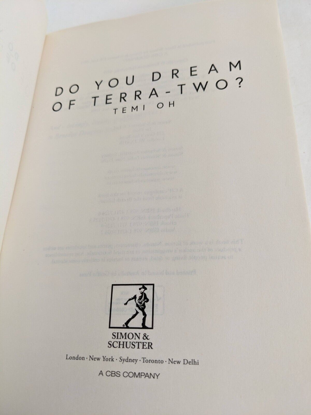 Do you dream of Terra-two? by Temi Oh 2019