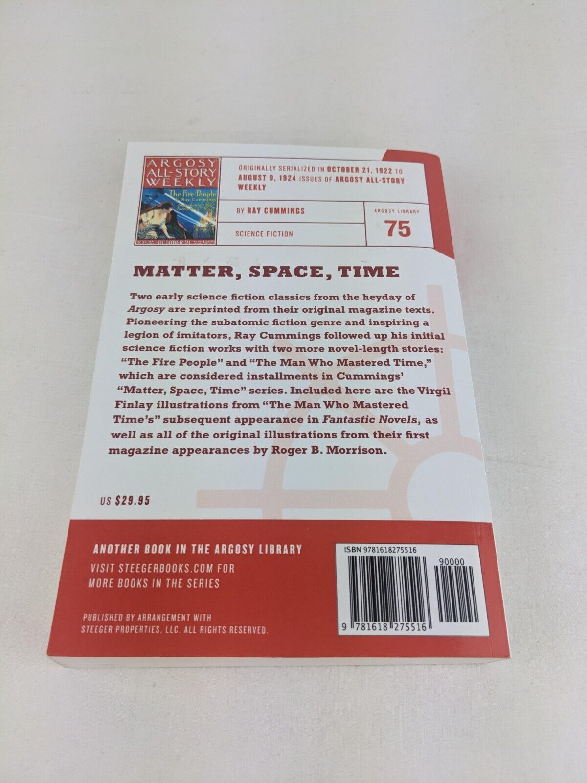 The man who mastered time and other adventures by Ray Cummings Omnibus 2020