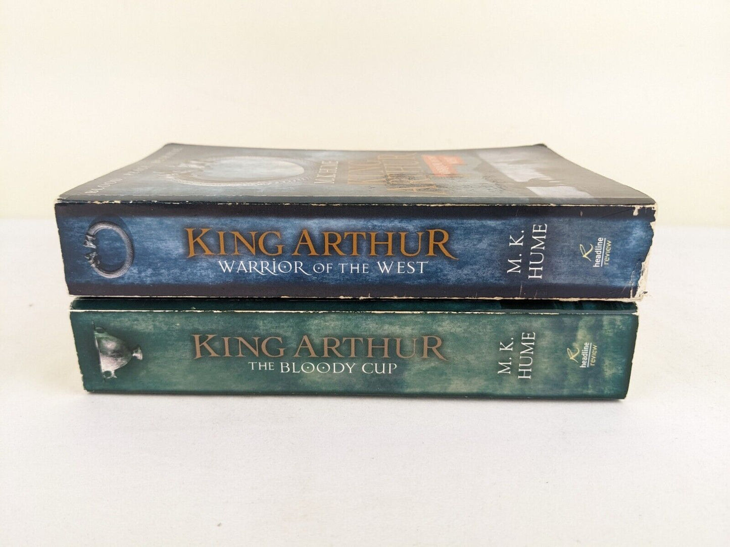 King Arthur by M.K. Hume 2009 Warrior of the west & The bloody cup