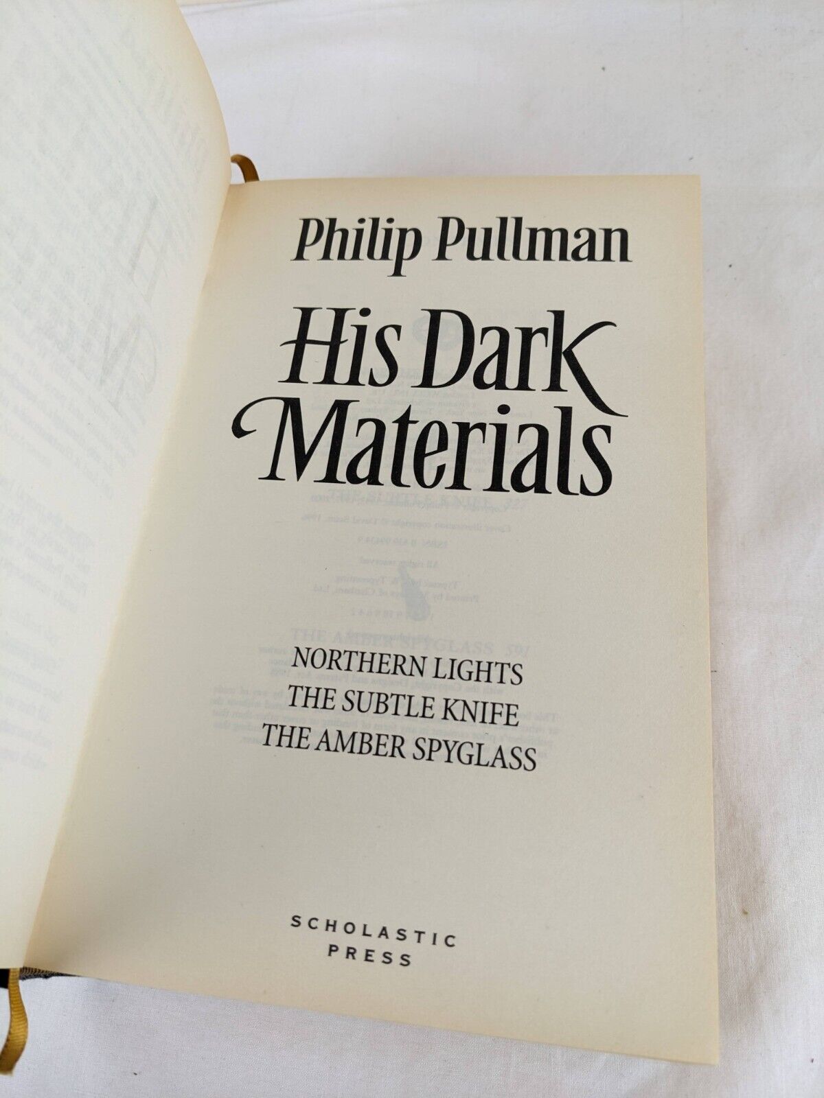 His Dark Materials Omnibus by Philip Pullman 2001 Hardcover