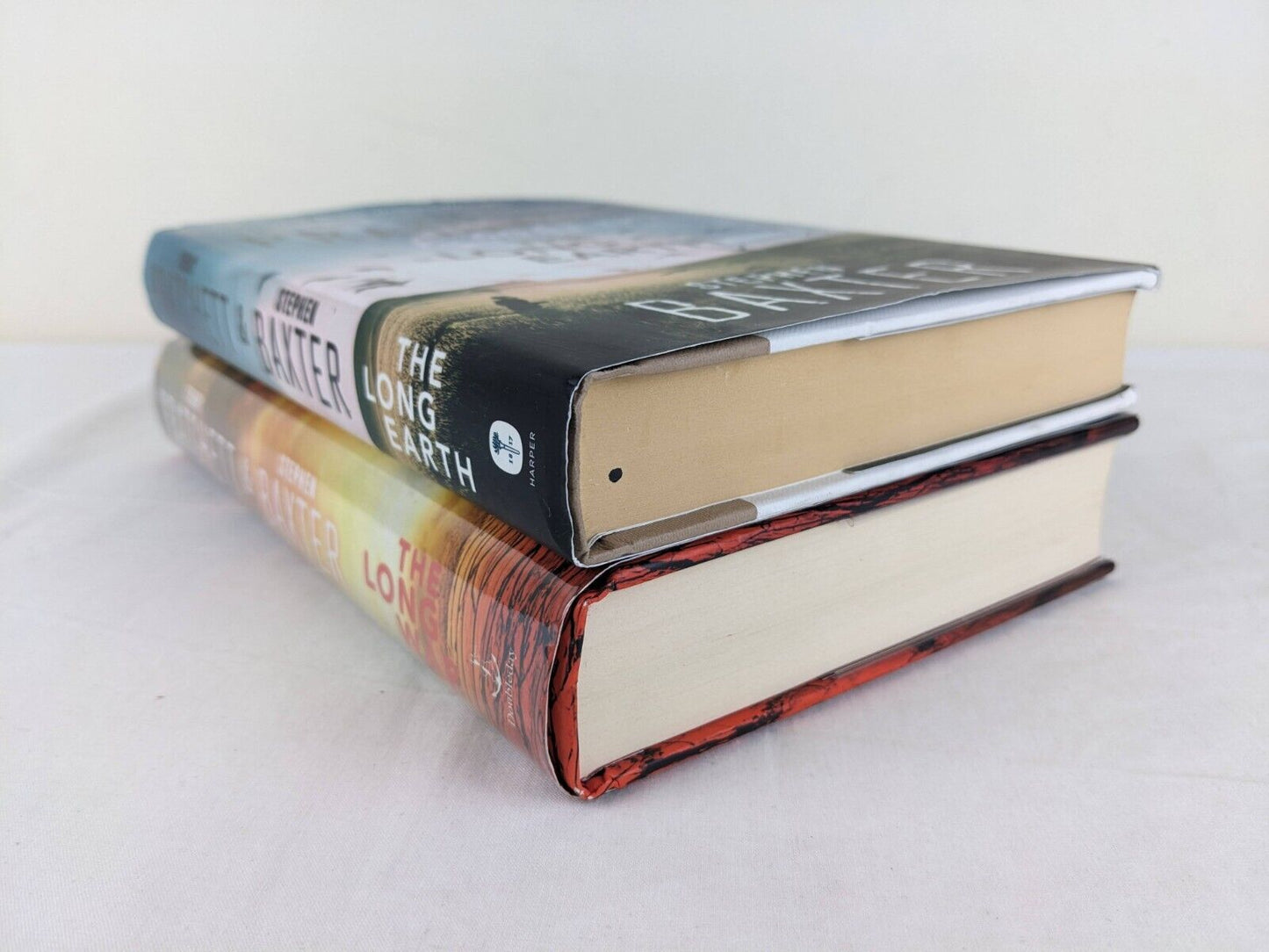 Long Earth & Long War - Terry Pratchett Stephen Baxter 2012 Hardcover First Ed.