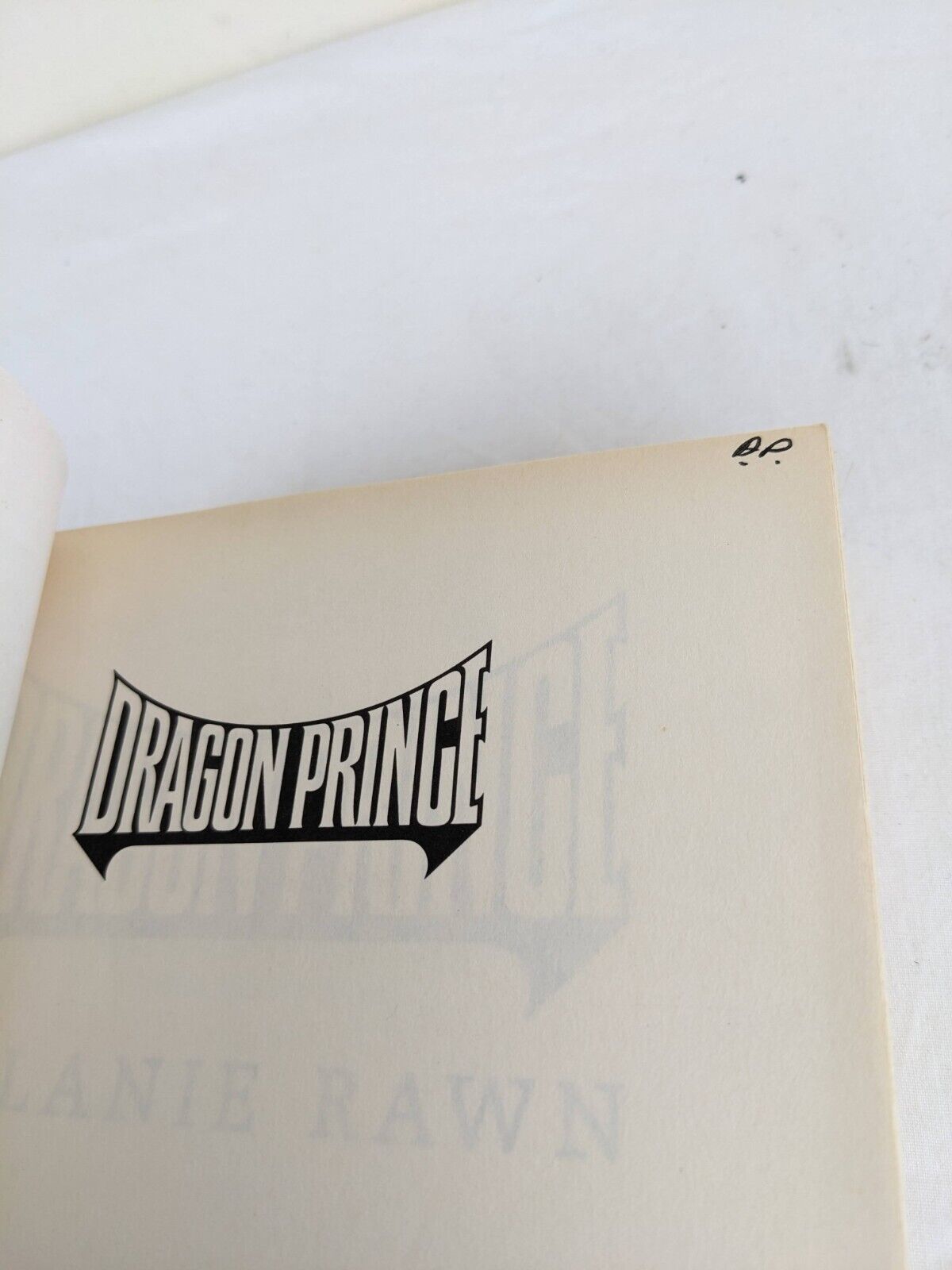 Dragon Prince by Melanie Rawn 1989 Large Format